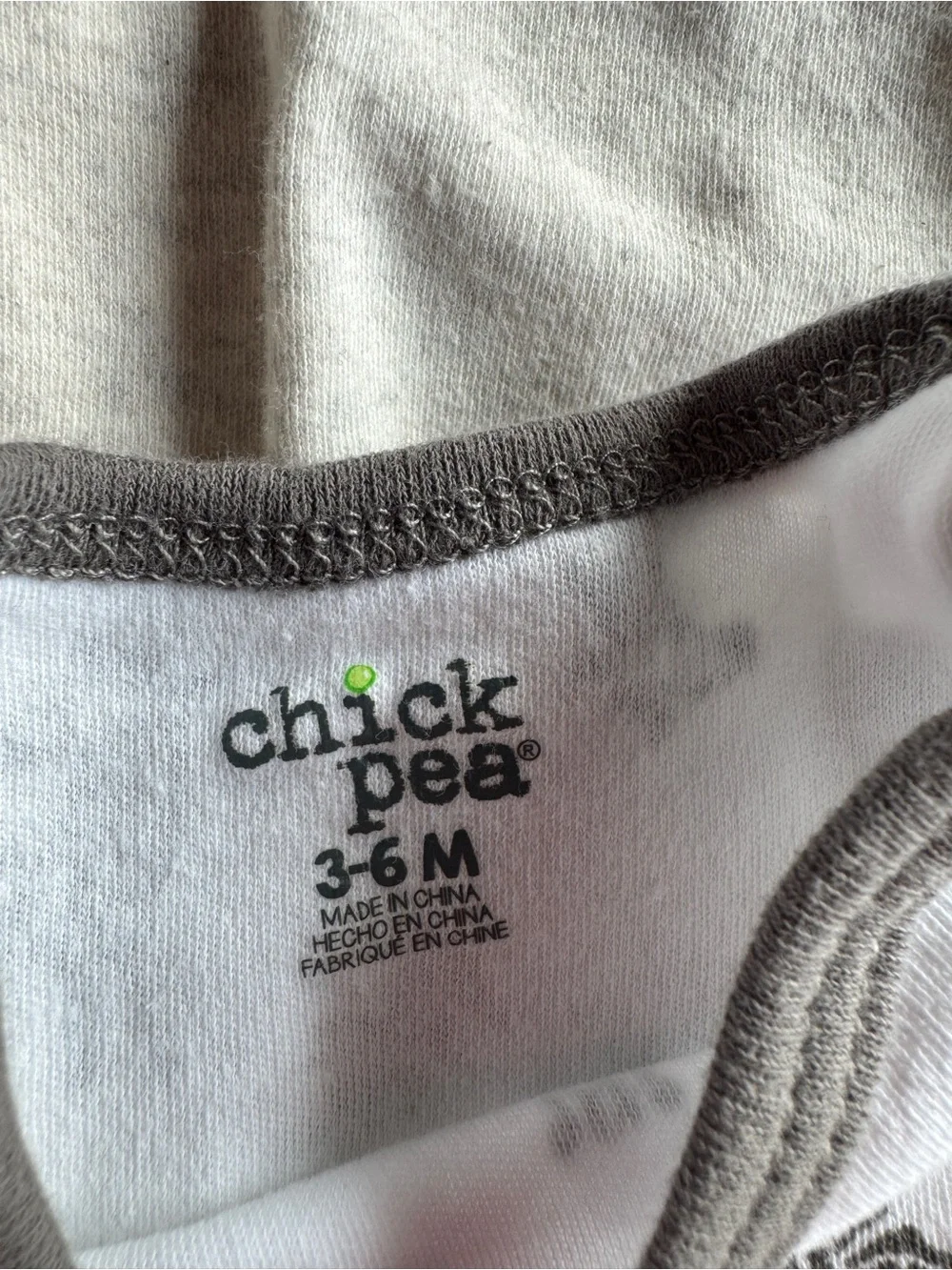 chick pea Neutral Zebra & Solid Gray Baby One-Piece Bodysuit Set